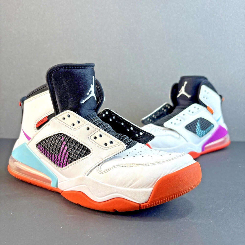 Nike Jordan Mars 270 Mid White Hyper Violet‎ Size 7Y Retro School Streetwear